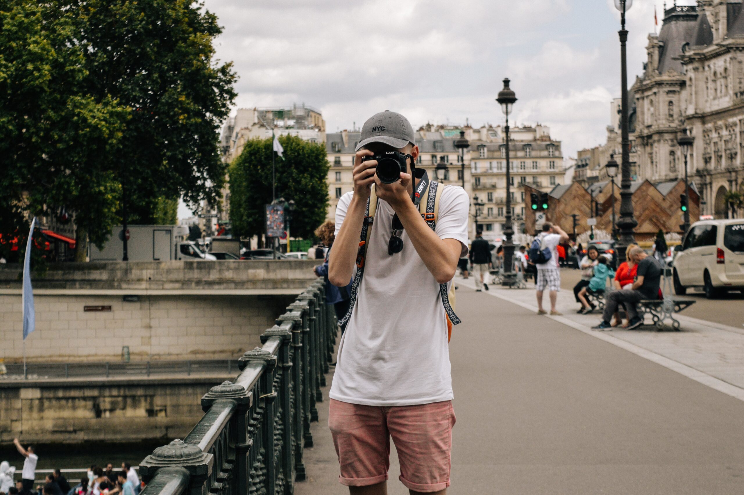 Beautiful beach view at sunset in Miami Beach